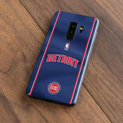NBA Detroit Pistons Jersey Galaxy S9 Plus Skin