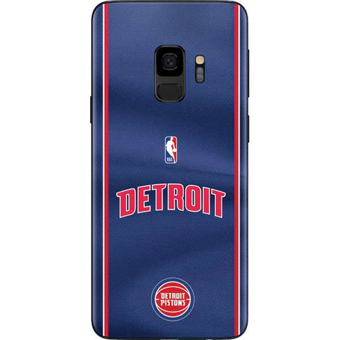 NBA Detroit Pistons Jersey Galaxy S9 Skin