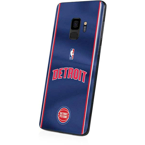 NBA Detroit Pistons Jersey Galaxy S9 Skin