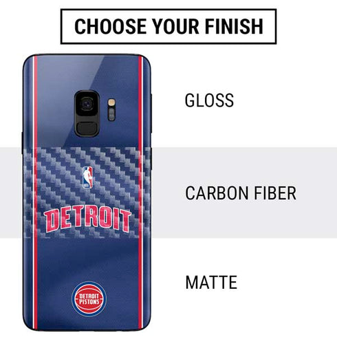 NBA Detroit Pistons Jersey Galaxy S9 Skin