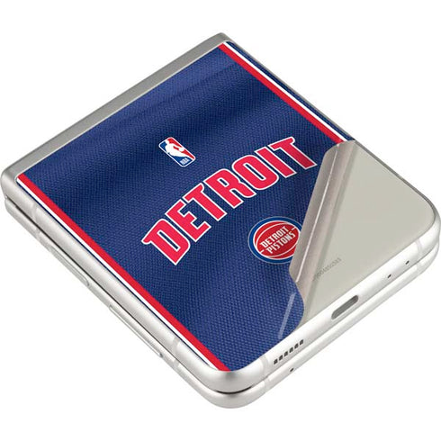 NBA Detroit Pistons Jersey Galaxy Z Flip3 5G Skin