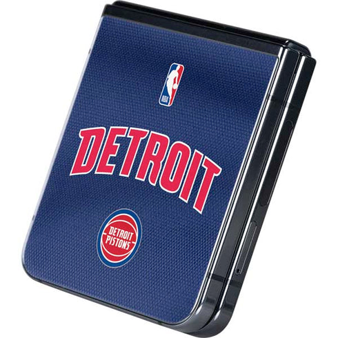 NBA Detroit Pistons Jersey Galaxy Z Flip5 5G Skin