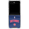 NBA Detroit Pistons Jersey Galaxy Z Flip6 Clear Case