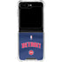 NBA Detroit Pistons Jersey Galaxy Z Flip6 Clear Case