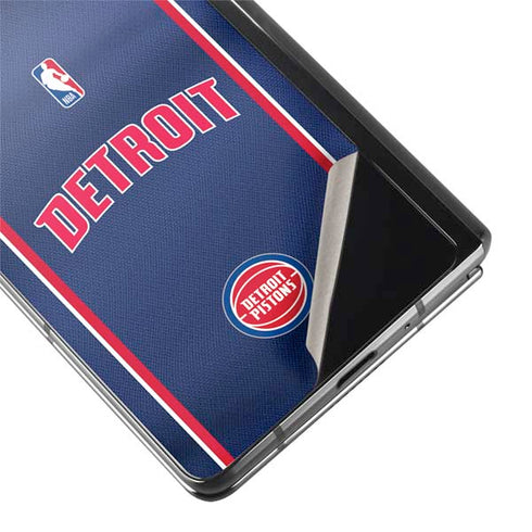 NBA Detroit Pistons Jersey Galaxy Z Fold2 5G Skin