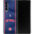 NBA Detroit Pistons Jersey Galaxy Z Fold3 5G Skin
