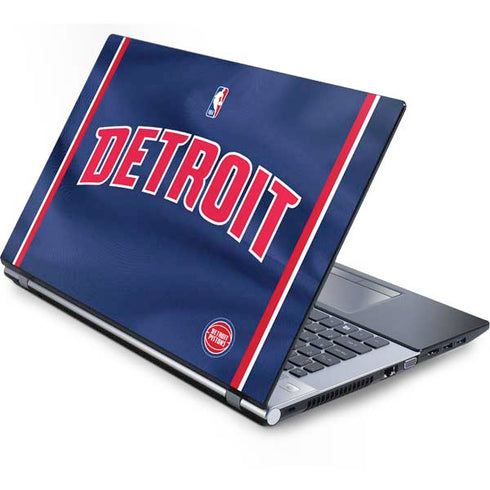 NBA Detroit Pistons Jersey Generic Laptop Skin