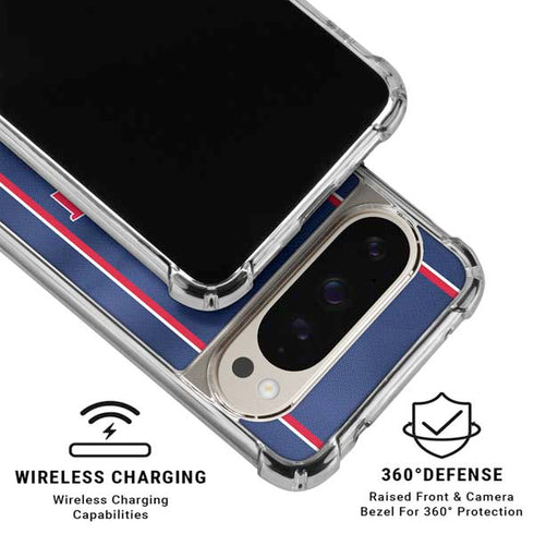 NBA Detroit Pistons Jersey Google Pixel 9 Pro XL Clear Case