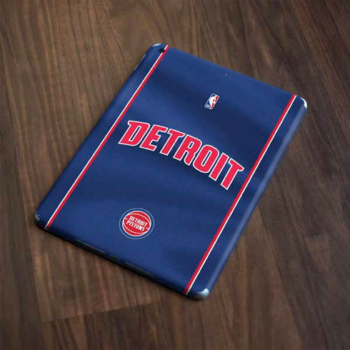 NBA Detroit Pistons Jersey Apple iPad Skin