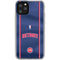 NBA Detroit Pistons Jersey iPhone 11 Pro Clear Case