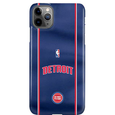 NBA Detroit Pistons Jersey iPhone 11 Pro Max Lite Case