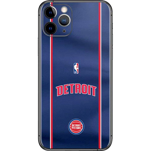 NBA Detroit Pistons Jersey iPhone 11 Pro Skin