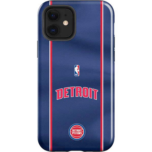 NBA Detroit Pistons Jersey iPhone 12 Impact Case