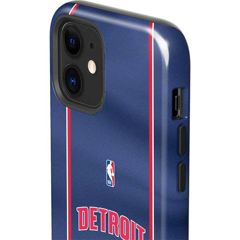 NBA Detroit Pistons Jersey iPhone 12 Impact Case