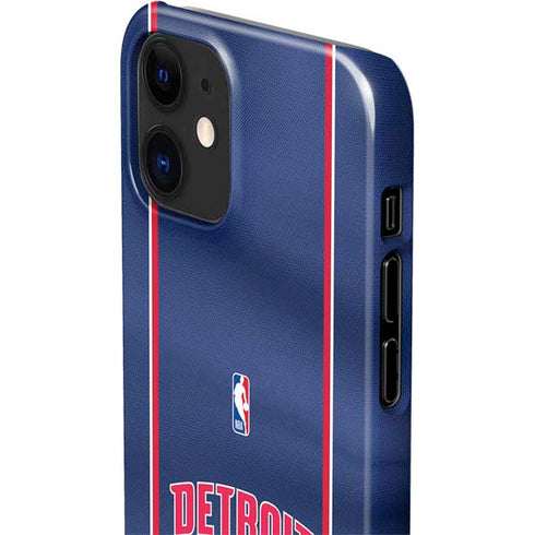 NBA Detroit Pistons Jersey iPhone 12 Mini Lite Case