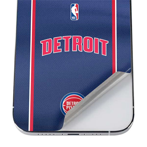 NBA Detroit Pistons Jersey iPhone 12 Pro Skin