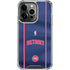 NBA Detroit Pistons Jersey iPhone 13 Pro Clear Case