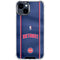 NBA Detroit Pistons Jersey iPhone 14 Plus Clear Case