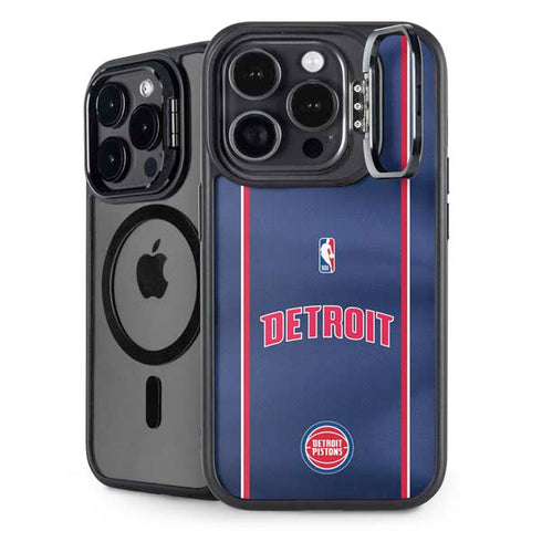 NBA Detroit Pistons Jersey iPhone 14 Pro Kickstand Case