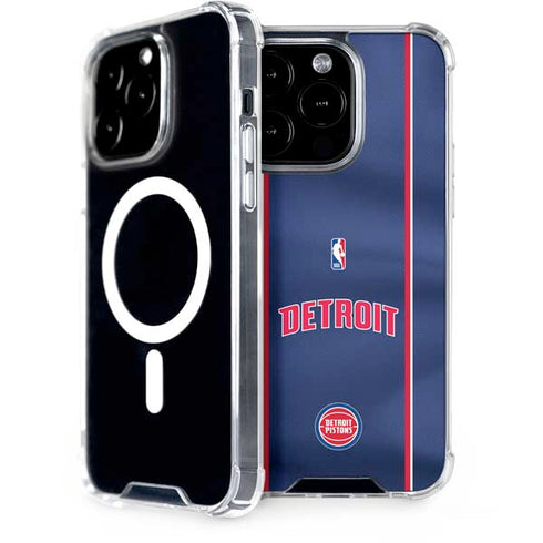 NBA Detroit Pistons Jersey iPhone 14 Pro MagSafe Case