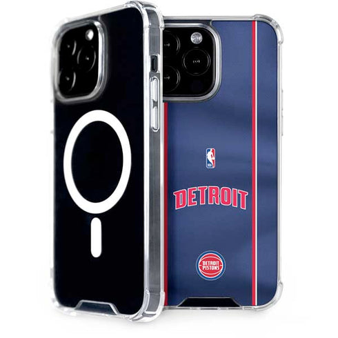 NBA Detroit Pistons Jersey iPhone 14 Pro Max MagSafe Case