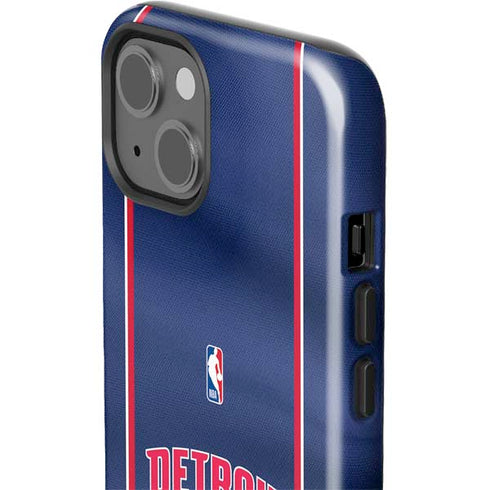 NBA Detroit Pistons Jersey iPhone 15 Impact Case