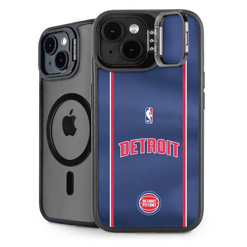 NBA Detroit Pistons Jersey iPhone 15 Kickstand Case