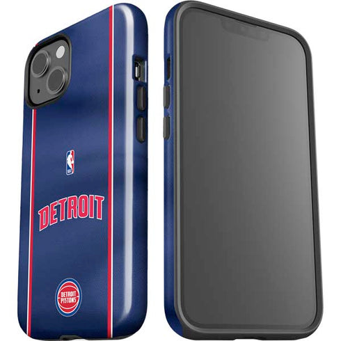 NBA Detroit Pistons Jersey iPhone 15 Plus Impact Case