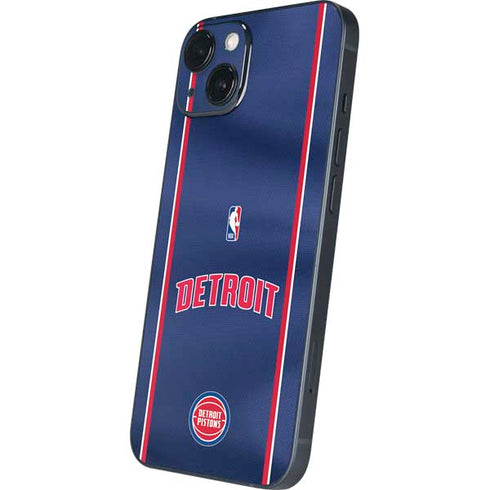 NBA Detroit Pistons Jersey iPhone 15 Plus Skin