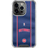 NBA Detroit Pistons Jersey iPhone 15 Pro Clear Case
