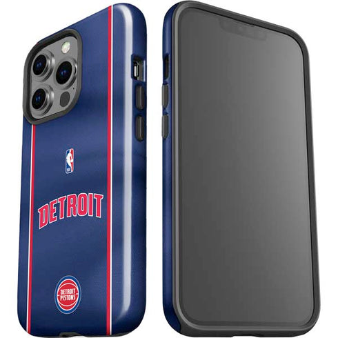 NBA Detroit Pistons Jersey iPhone 15 Pro Impact Case