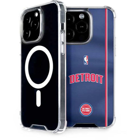 NBA Detroit Pistons Jersey iPhone 15 Pro MagSafe Case