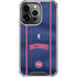 NBA Detroit Pistons Jersey iPhone 15 Pro Max Clear Case