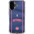 NBA Detroit Pistons Jersey iPhone 16 Clear Case