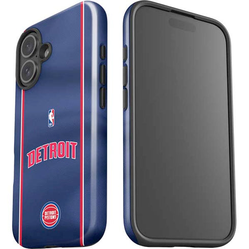 NBA Detroit Pistons Jersey iPhone 16 Impact Case
