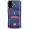 NBA Detroit Pistons Jersey iPhone 16 Plus Clear Case