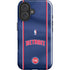 NBA Detroit Pistons Jersey iPhone 16 Plus Impact Case