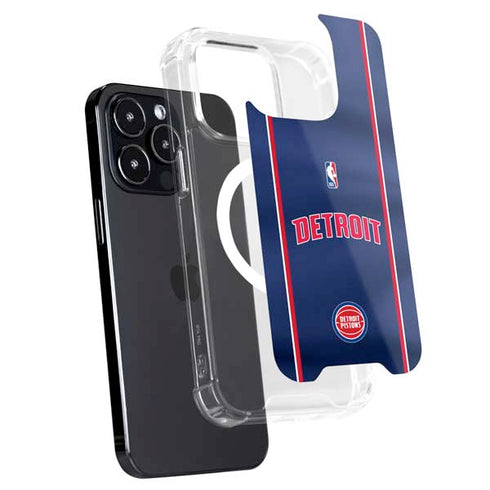 NBA Detroit Pistons Jersey iPhone 16 Pro MagSafe Case