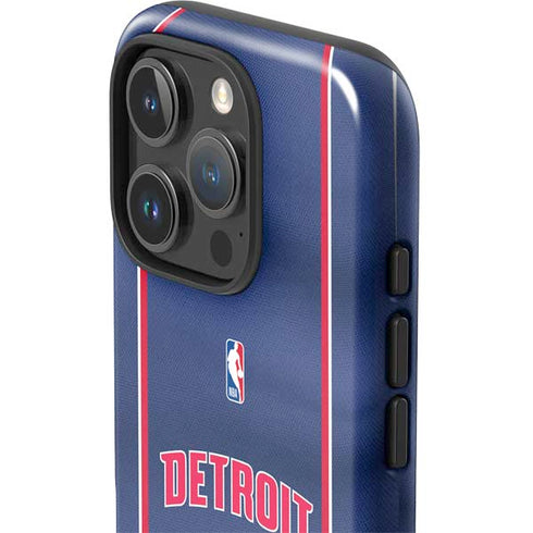 NBA Detroit Pistons Jersey iPhone 16 Pro Max Impact Case