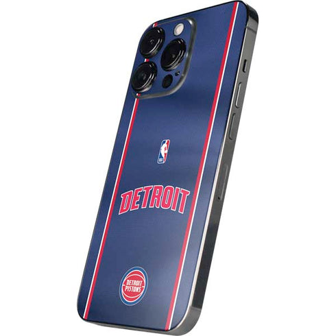 NBA Detroit Pistons Jersey iPhone 16 Pro Skin