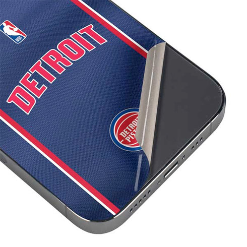 NBA Detroit Pistons Jersey iPhone 16 Pro Skin