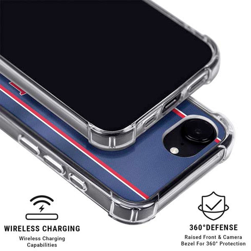 NBA Detroit Pistons Jersey iPhone 16e Clear Case