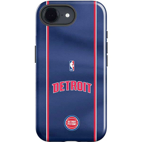 NBA Detroit Pistons Jersey iPhone 16e Impact Case