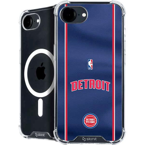 NBA Detroit Pistons Jersey iPhone 16e MagSafe Case