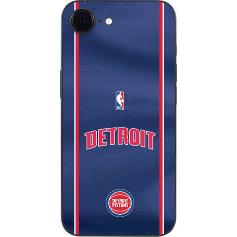 NBA Detroit Pistons Jersey iPhone 16e Skin