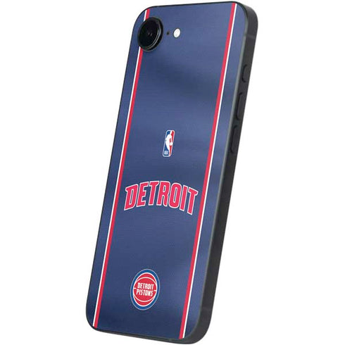 NBA Detroit Pistons Jersey iPhone 16e Skin