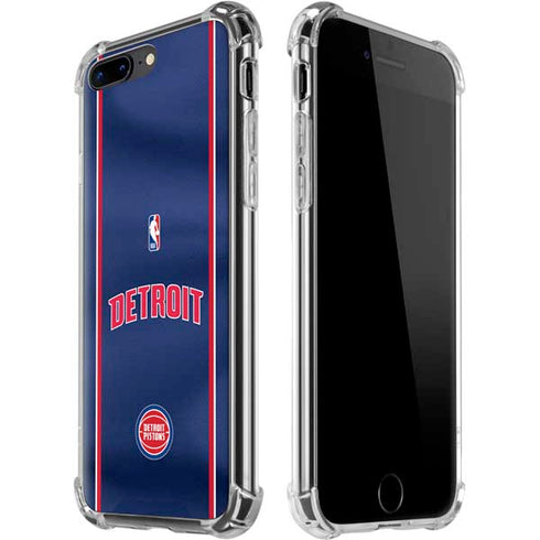 NBA Detroit Pistons Jersey iPhone 7/8 Plus Clear Case