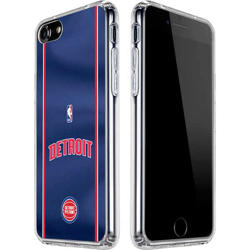 NBA Detroit Pistons Jersey iPhone SE (2nd & 3rd Gen) Clear Case