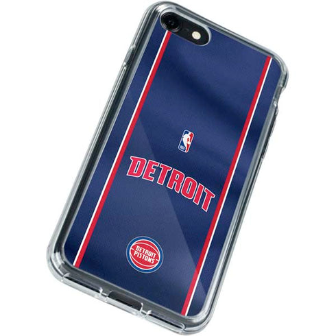 NBA Detroit Pistons Jersey iPhone SE (2nd & 3rd Gen) Clear Case