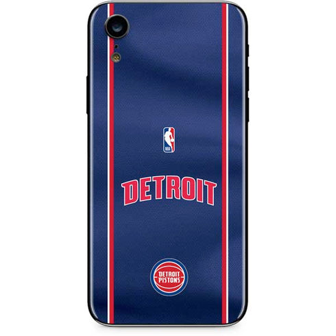NBA Detroit Pistons Jersey iPhone XR Skin